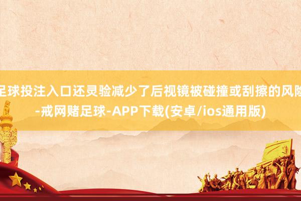 足球投注入口还灵验减少了后视镜被碰撞或刮擦的风险-戒网赌足球-APP下载(安卓/ios通用版)