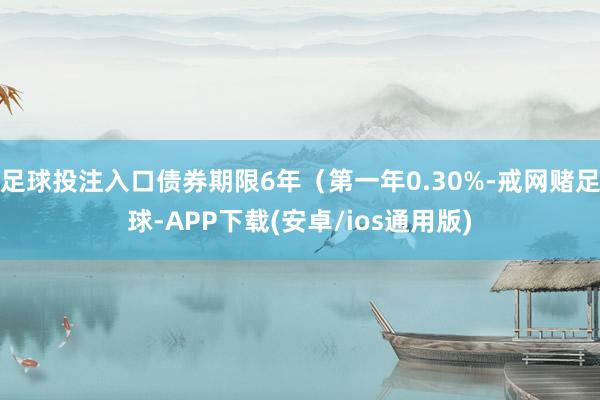 足球投注入口债券期限6年（第一年0.30%-戒网赌足球-APP下载(安卓/ios通用版)