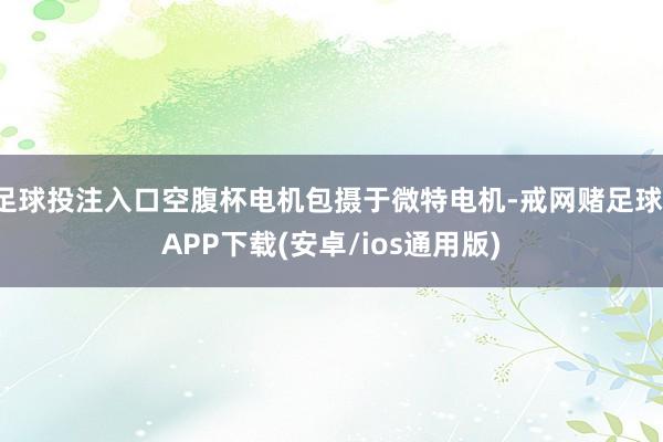 足球投注入口空腹杯电机包摄于微特电机-戒网赌足球-APP下载(安卓/ios通用版)