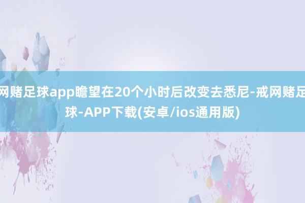 网赌足球app瞻望在20个小时后改变去悉尼-戒网赌足球-APP下载(安卓/ios通用版)