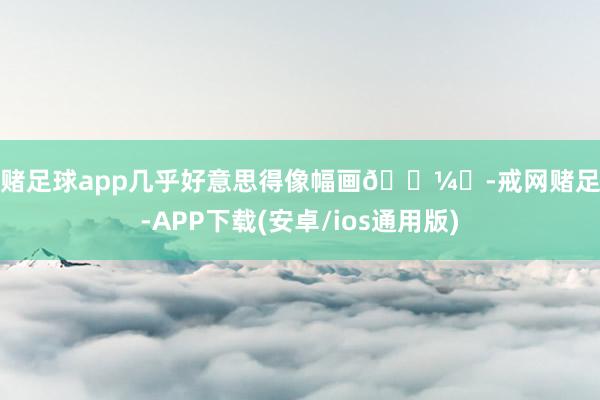 网赌足球app几乎好意思得像幅画🖼️-戒网赌足球-APP下载(安卓/ios通用版)
