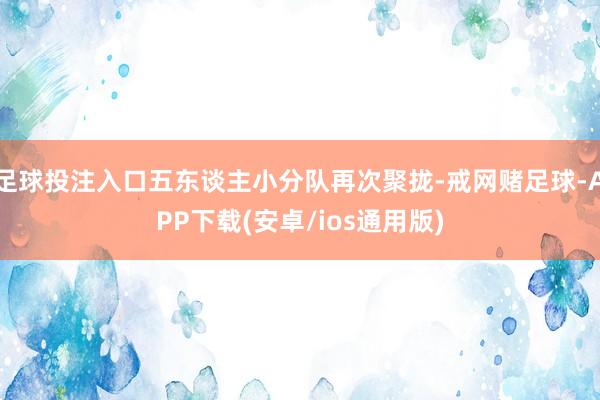 足球投注入口五东谈主小分队再次聚拢-戒网赌足球-APP下载(安卓/ios通用版)