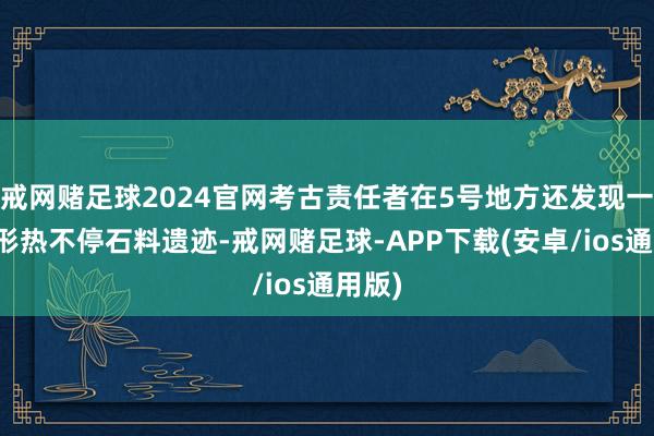 戒网赌足球2024官网考古责任者在5号地方还发现一处卵形热不停石料遗迹-戒网赌足球-APP下载(安卓/ios通用版)