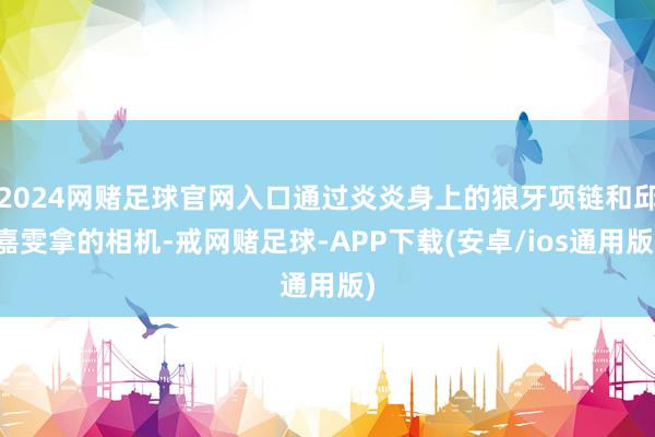 2024网赌足球官网入口通过炎炎身上的狼牙项链和邱嘉雯拿的相机-戒网赌足球-APP下载(安卓/ios通用版)