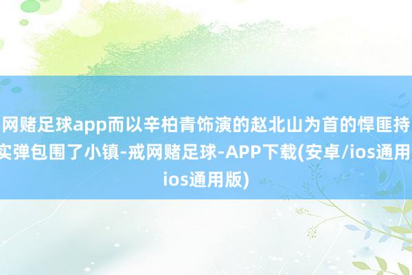 网赌足球app而以辛柏青饰演的赵北山为首的悍匪持枪实弹包围了小镇-戒网赌足球-APP下载(安卓/ios通用版)