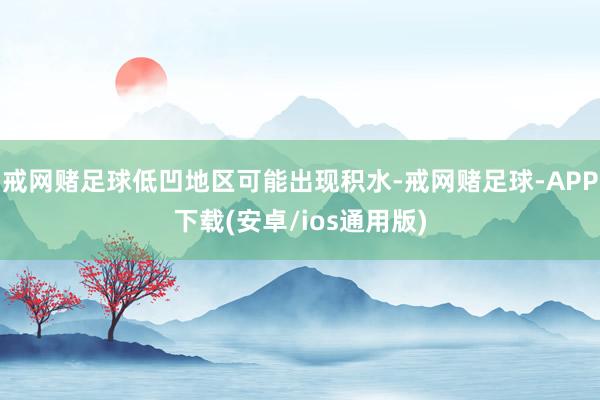 戒网赌足球低凹地区可能出现积水-戒网赌足球-APP下载(安卓/ios通用版)
