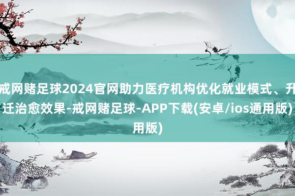 戒网赌足球2024官网助力医疗机构优化就业模式、升迁治愈效果-戒网赌足球-APP下载(安卓/ios通用版)