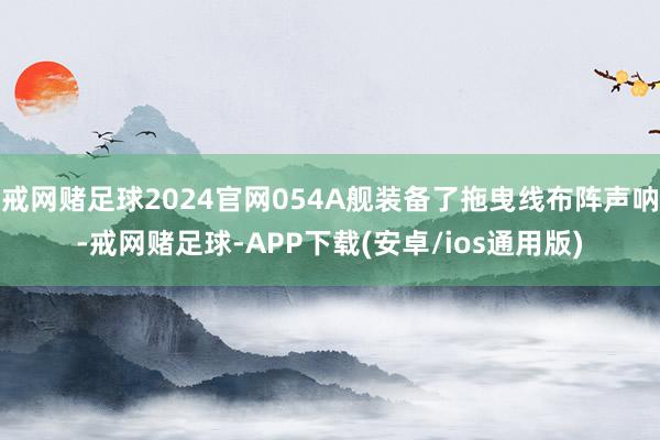 戒网赌足球2024官网054A舰装备了拖曳线布阵声呐-戒网赌足球-APP下载(安卓/ios通用版)