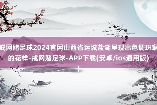 戒网赌足球2024官网山西省运城盐湖呈现出色调斑斓的花样-戒网赌足球-APP下载(安卓/ios通用版)