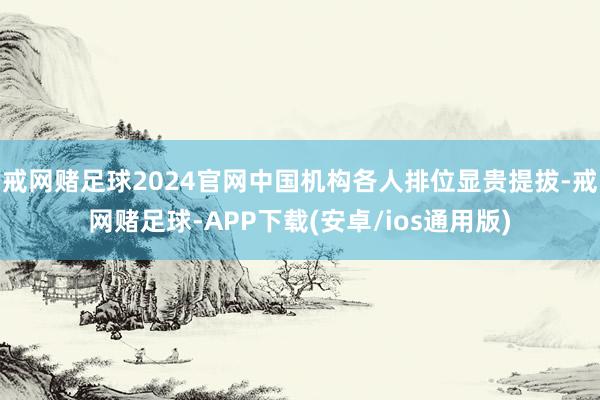 戒网赌足球2024官网中国机构各人排位显贵提拔-戒网赌足球-APP下载(安卓/ios通用版)