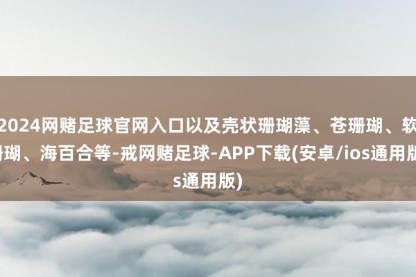 2024网赌足球官网入口以及壳状珊瑚藻、苍珊瑚、软珊瑚、海百合等-戒网赌足球-APP下载(安卓/ios通用版)