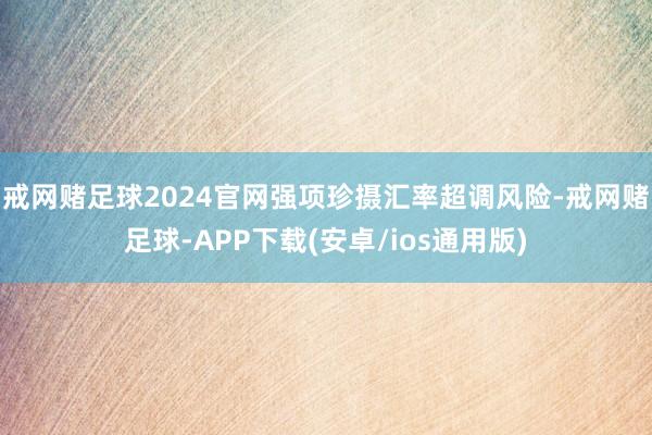 戒网赌足球2024官网强项珍摄汇率超调风险-戒网赌足球-APP下载(安卓/ios通用版)