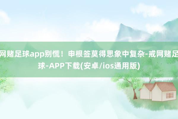 网赌足球app别慌！申根签莫得思象中复杂-戒网赌足球-APP下载(安卓/ios通用版)