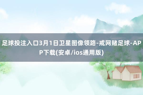 足球投注入口3月1日卫星图像领路-戒网赌足球-APP下载(安卓/ios通用版)