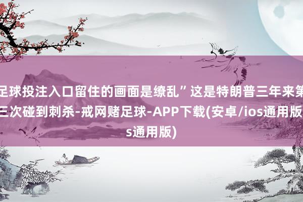 足球投注入口留住的画面是缭乱”这是特朗普三年来第三次碰到刺杀-戒网赌足球-APP下载(安卓/ios通用版)