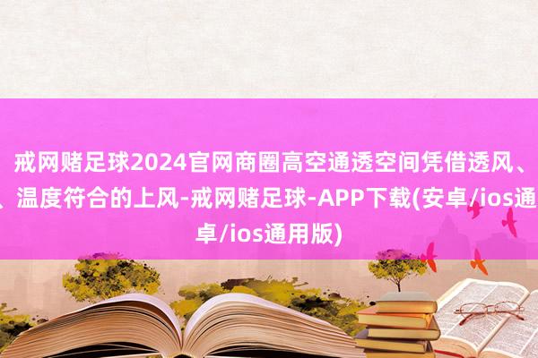 戒网赌足球2024官网商圈高空通透空间凭借透风、深广、温度符合的上风-戒网赌足球-APP下载(安卓/ios通用版)