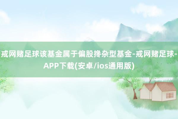 戒网赌足球 该基金属于偏股搀杂型基金-戒网赌足球-APP下载(安卓/ios通用版)